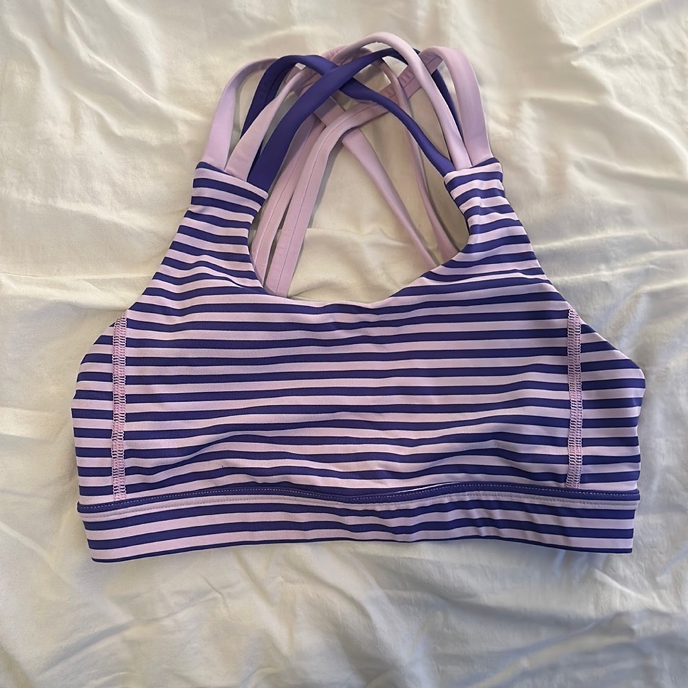 Lulu lemon purple and lavender sports bra
